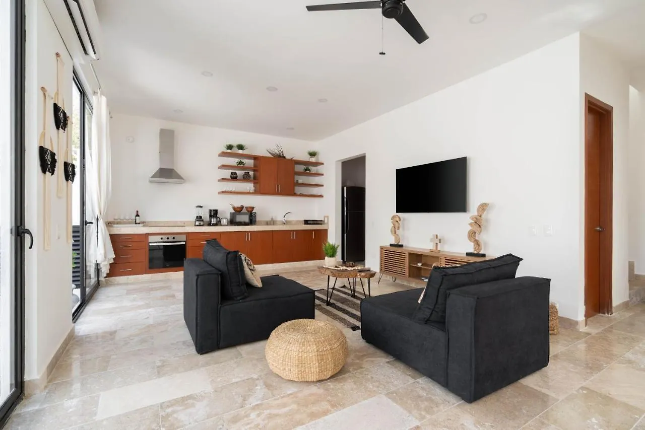 Tulum Cozy 3 Bedrooms Townhome-Centrally Located-Gated-Wifi 墨西哥