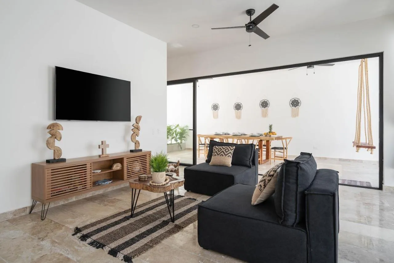 Tulum Cozy 3 Bedrooms Townhome-Centrally Located-Gated-Wifi 公寓